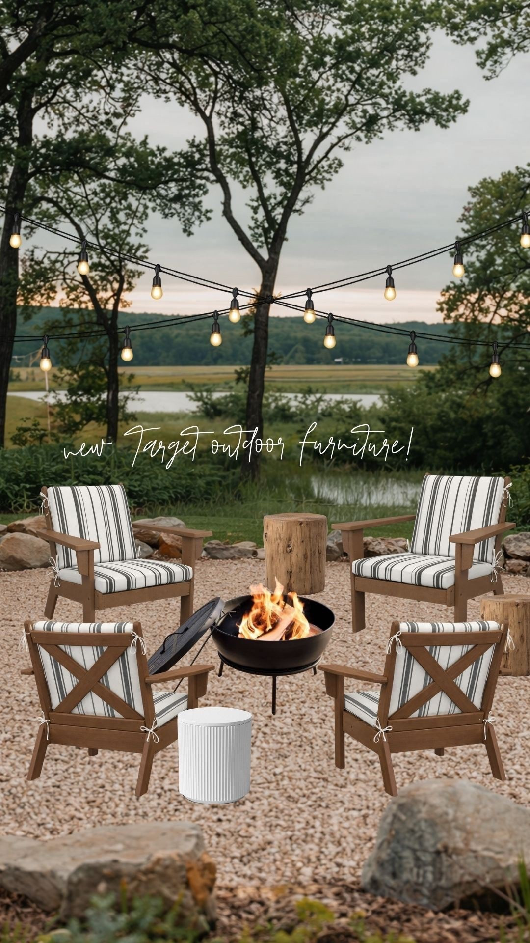 New outdoor furniture finds and decor at Target! Cute cushions and beautiful chairs!

Outdoor decor, outdoor furniture, patio furniture, outdoor cushions, outdoor pillows, spring, summer, patio design, patio ideas, outdoor design, outdoor chairs, fire pit

#LTKHome #LTKSeasonal