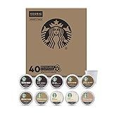 Starbucks K-Cup Coffee Pods — Starter Kit Variety Pack for Keurig Brewers — 1 box (40 pods total) | Amazon (US)