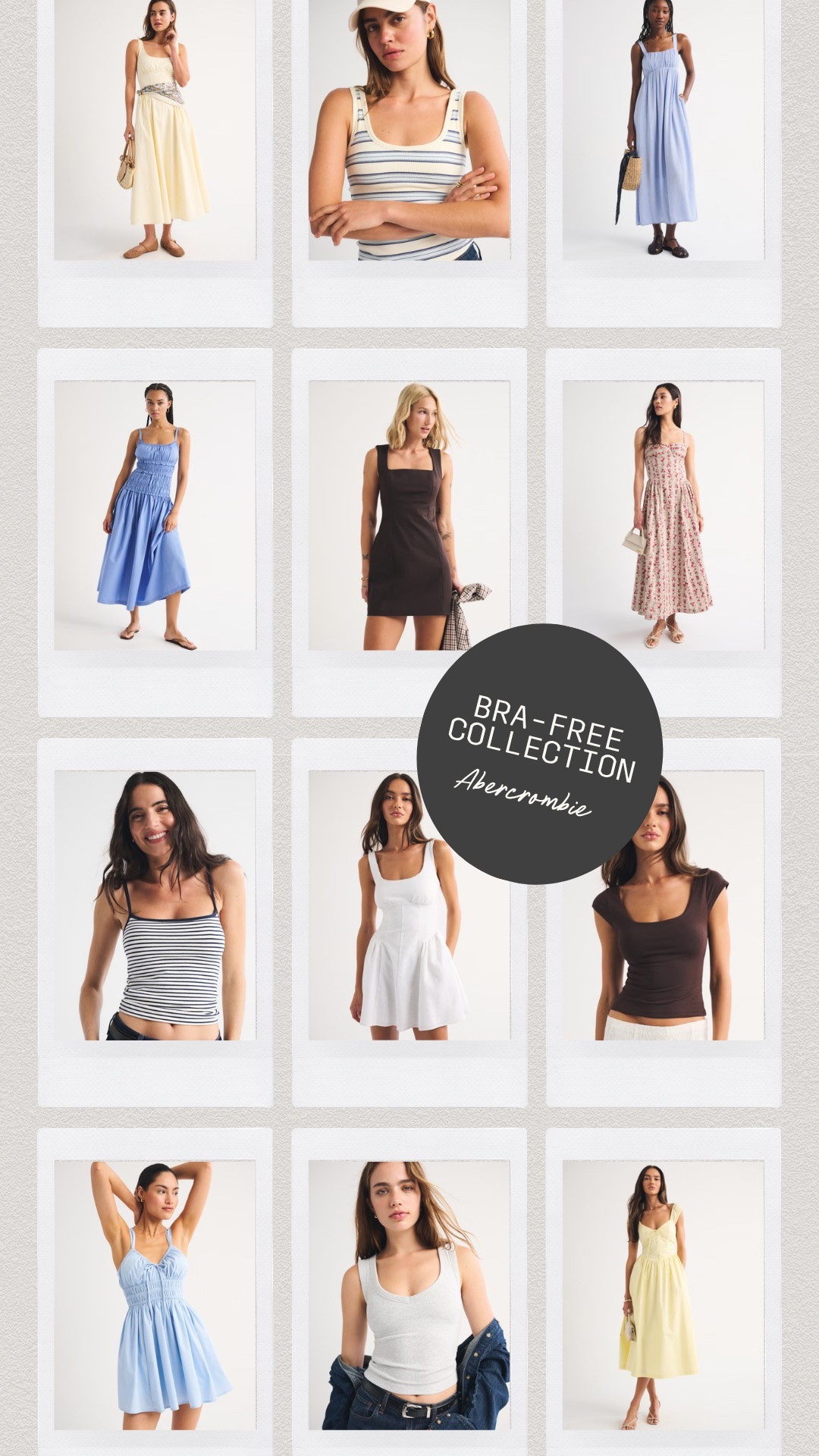 Outfit round up: Abercrombie bra free collection!