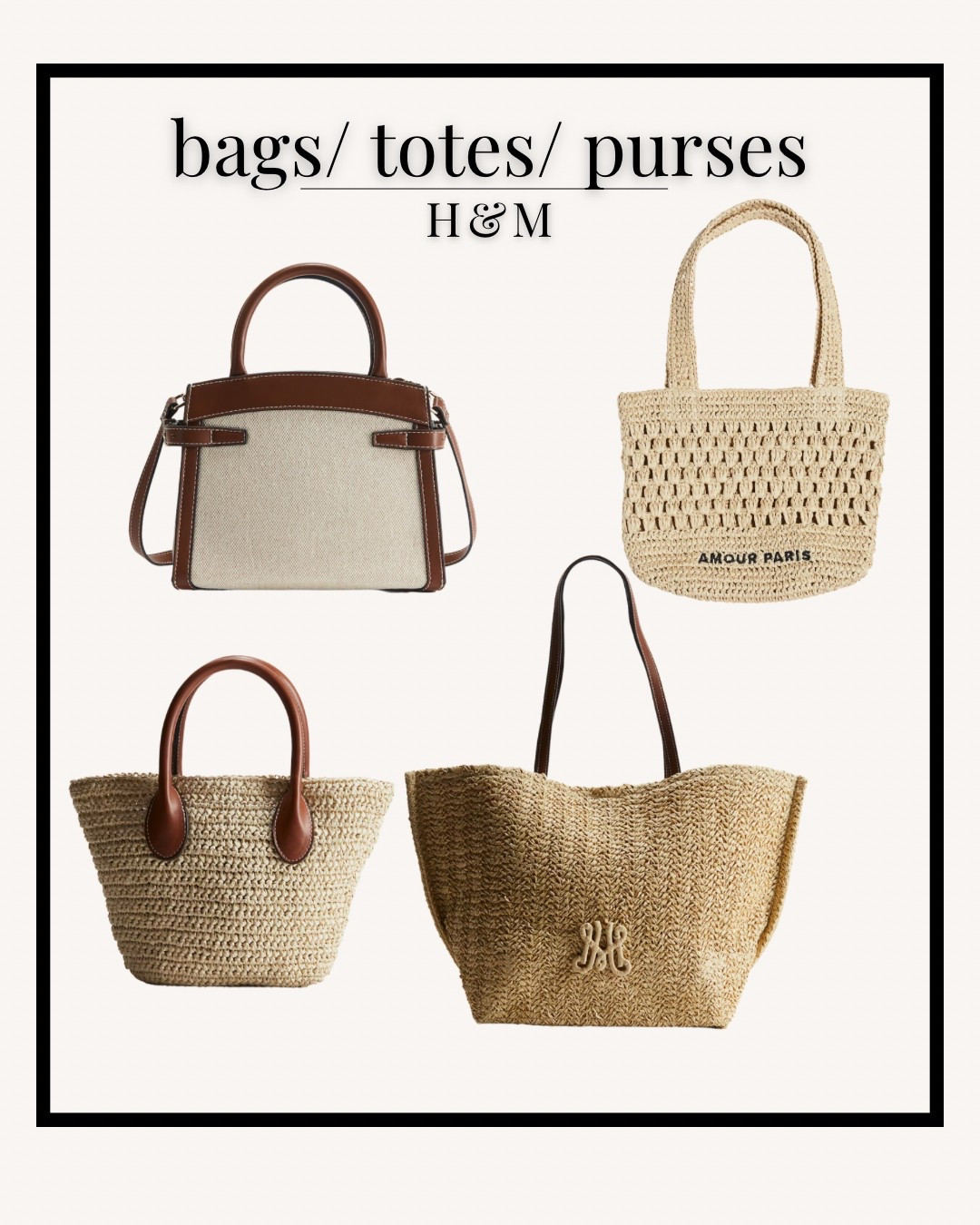 Summer bags, straw totes, travel purse 

#LTKSeasonal #LTKTravel