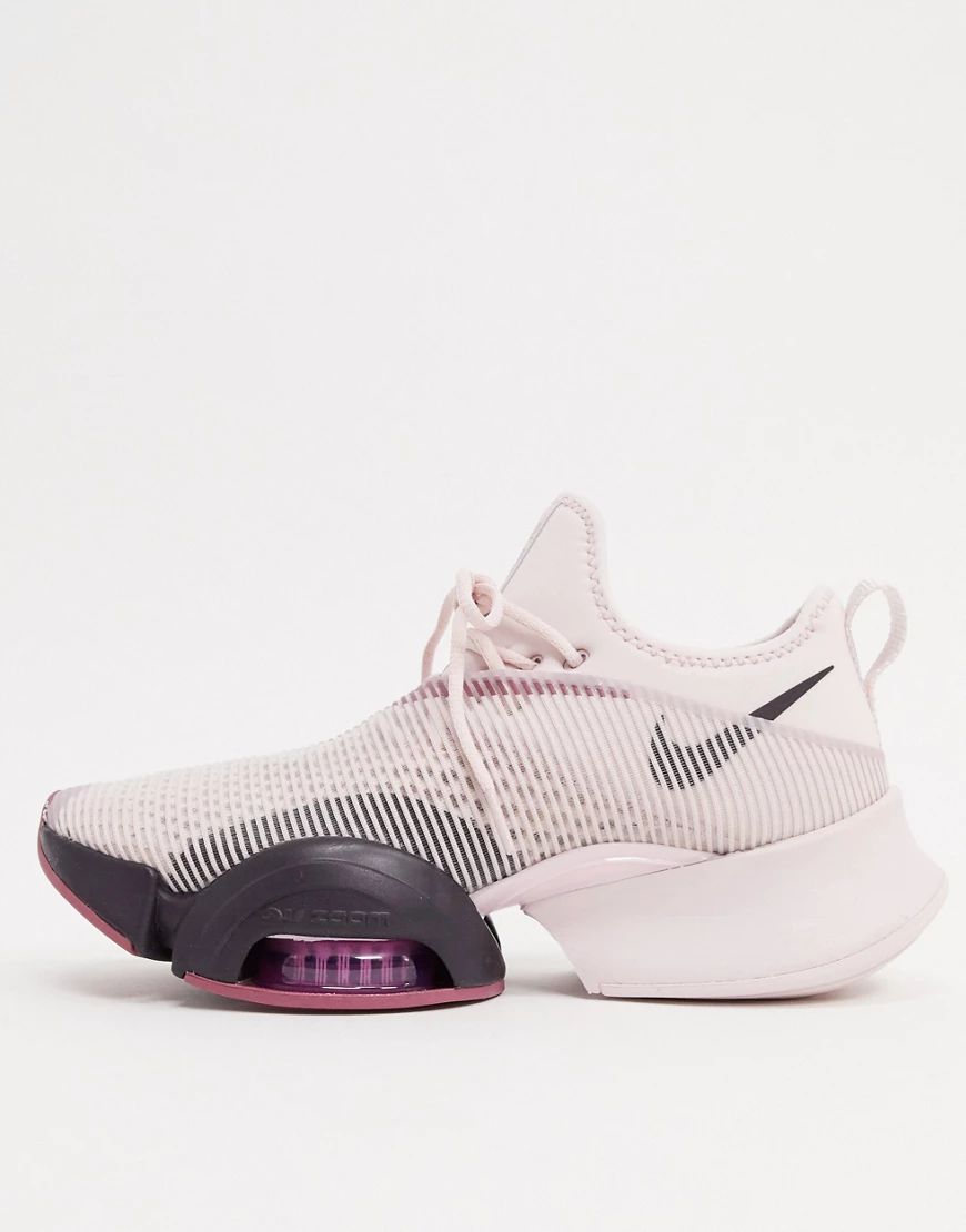 Nike Training - Air Zoom SuperRep - Sneakers in roségoud en bordeauxrood-Paars | ASOS (Global)