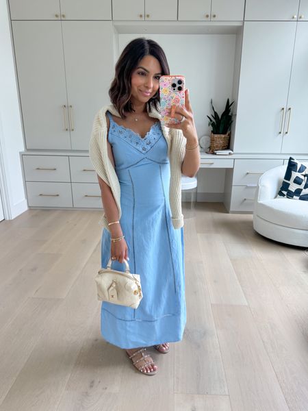 Wearing a size 0 in madewell eyelet dress, this dress also comes in white which is so pretty too! I loved this blue and think it would be great for a graduation ceremony & lunch or vacation! Runs TTS.

#LTKOver40 #LTKStyleTip