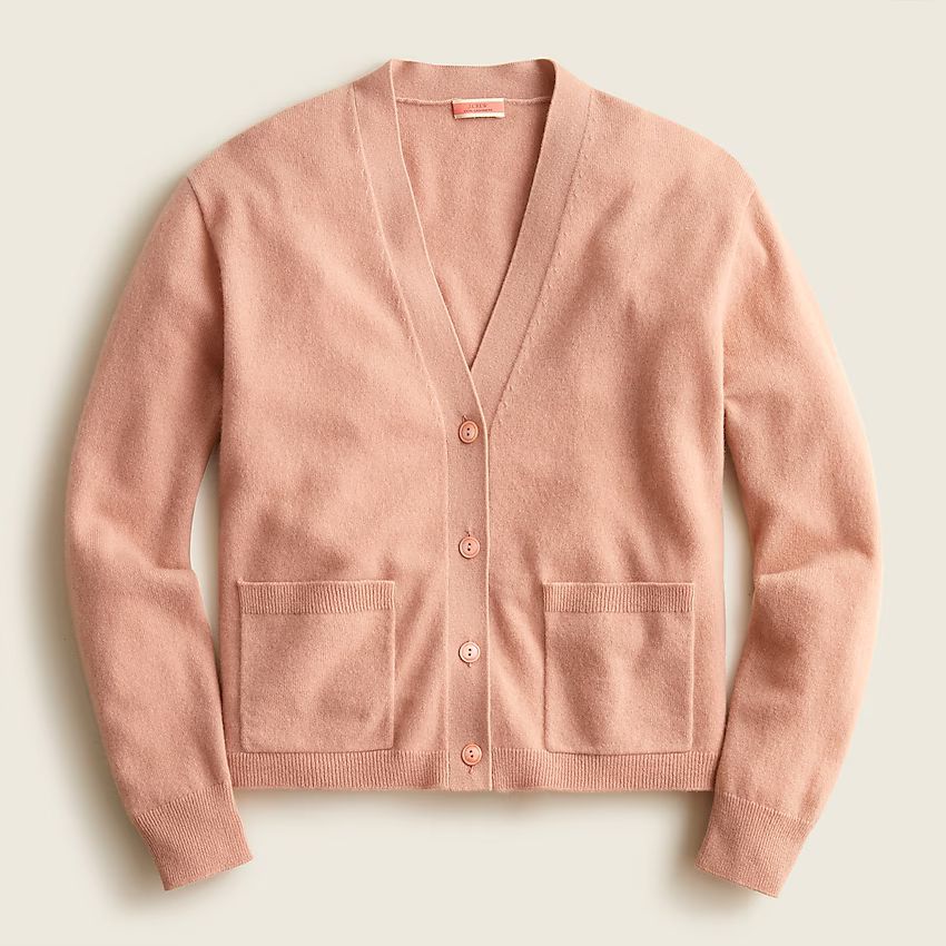 Cashmere relaxed pocket cardigan sweater | J. Crew US