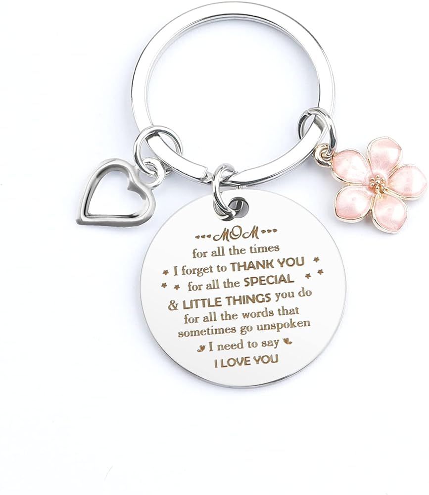Mothers Day Gifts from Son Daughter, Mom Keychain Mother's Day Presents for Mom Christmas Birthda... | Amazon (US)
