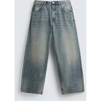 Zara - Baggy Fit Jeans - Blue - 29 (Us 29) - Man | Zara US