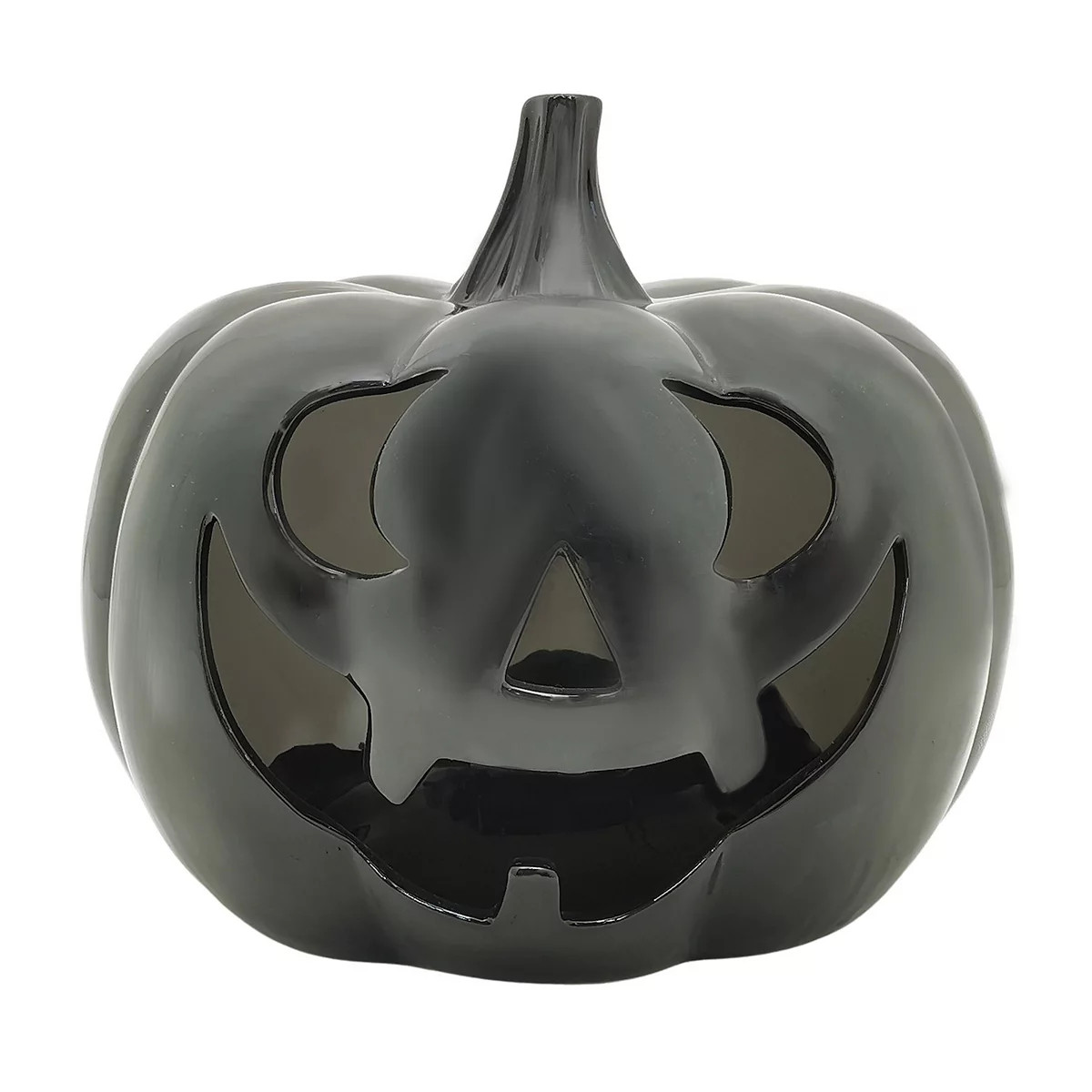 Celebrate Together™ Halloween Large Black Pumpkin LED Lantern Table Decor | Kohl's