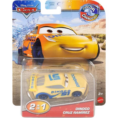 Disney and Pixar Cars Color Changer Collection Dinoco Cruz Ramirez - Car Changes Color with Water | Target
