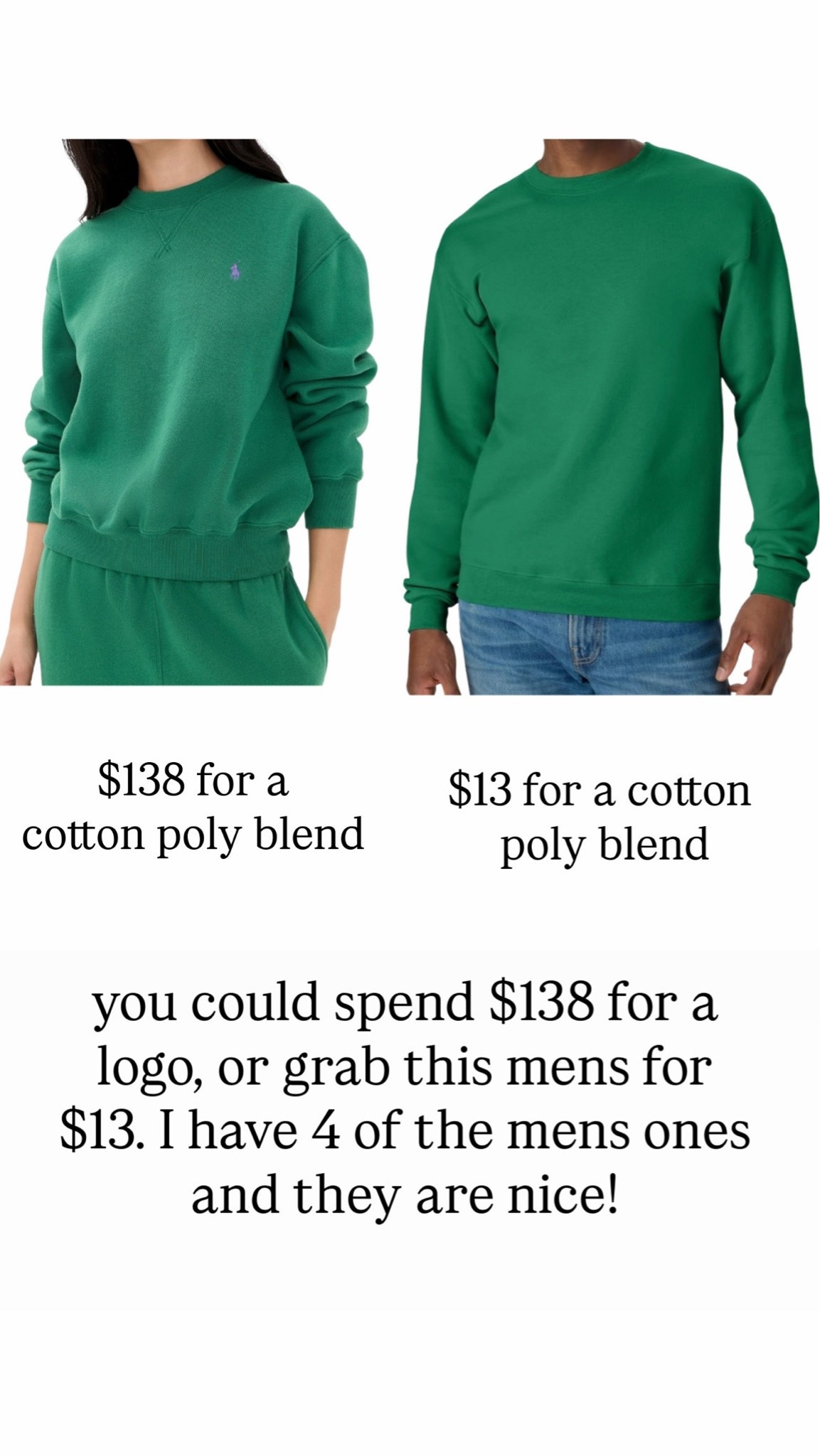 When I get the men’s I do a size small, but you can always go up for a more oversized fit

#LTKootd #LTKOver40 #LTKSeasonal