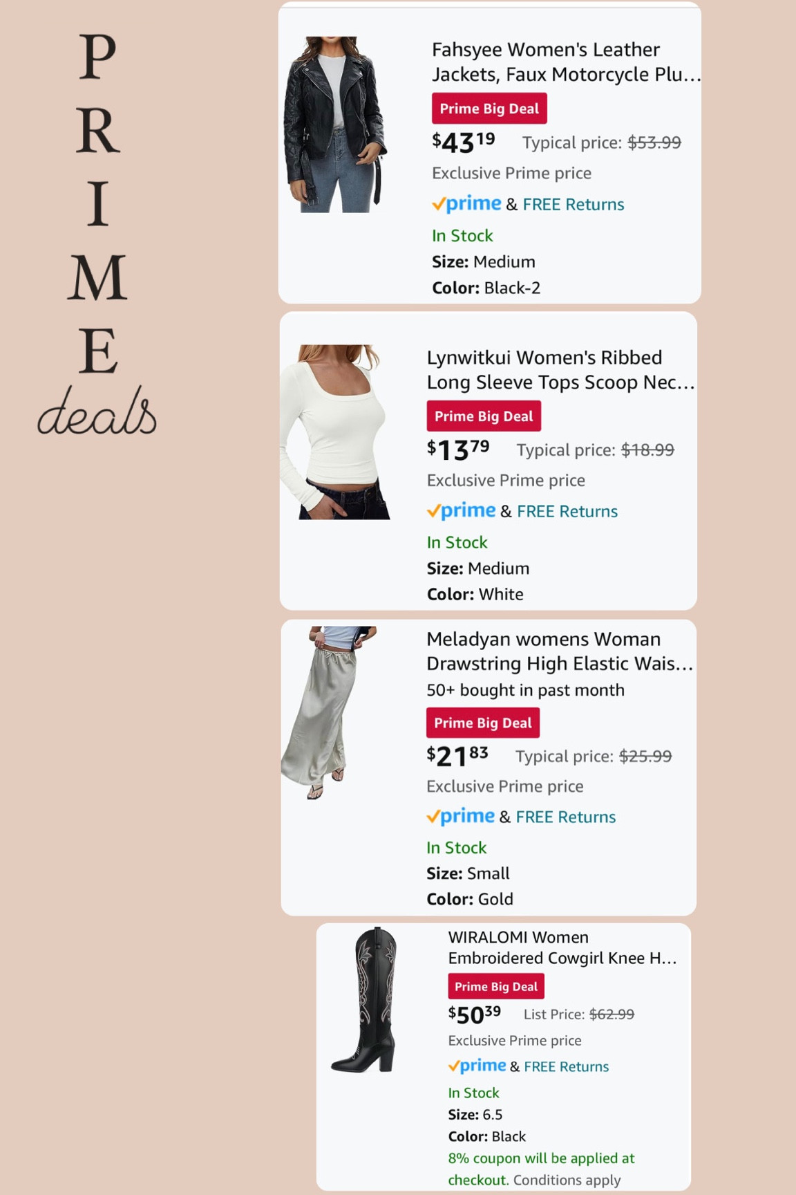 Last minute prime deals!!! +sizing 🖤

#LTKU #LTKsalealert #LTKxPrime