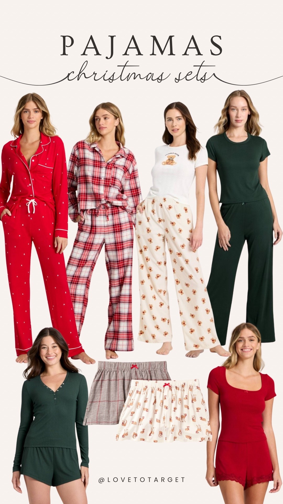 Christmas pajamas 🎄🎅🏼 super cute and cozy pjs for this holiday season ❤️

#LTKStyleTip #LTKFindsUnder50 #LTKHoliday