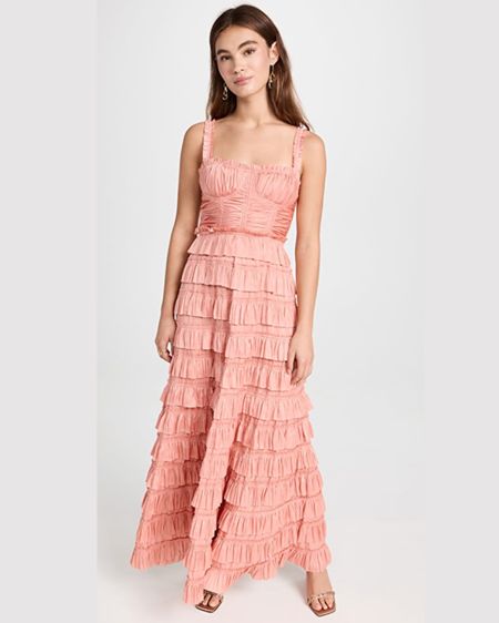 The prettiest pink ruffles. Would be great for a bridal shower or summer wedding guest! 

Ulla runs small - size up

#LTKSeasonal #LTKwedding #LTKstyletip