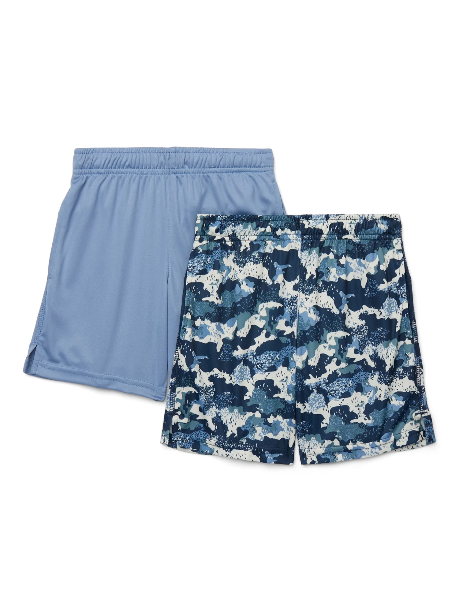 Athletic Works Boys Performance Shorts, 2-Pack, Sizes 4-18 & Husky | Walmart (US)