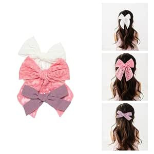 Little Poppy Co. Three Hair Bows Set - Stylish Handmade Accessories for Babies, Toddlers and Girl... | Amazon (US)