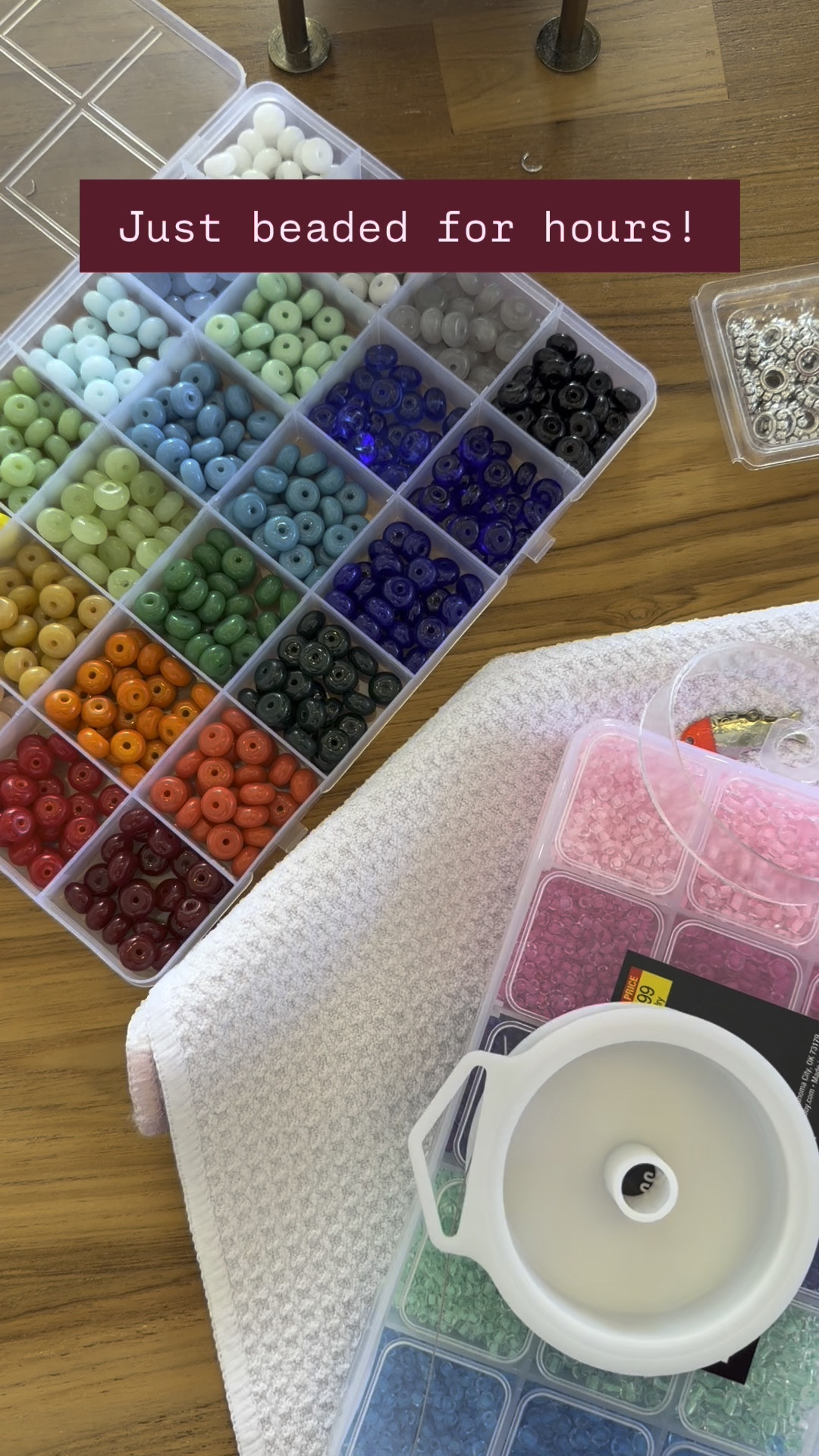 We just spent hours making beaded necklaces and bracelets. We used these beads that can be found on tons of Anthropologie jewelry! We saved a ton of money!

#LTKSaleAlert #LTKKids #LTKdayinmylife
