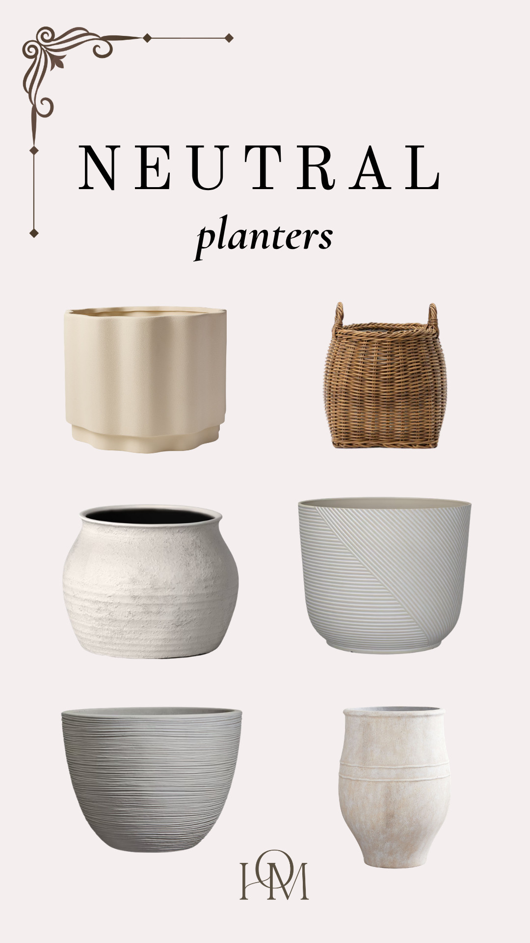 Neutral Planters!! 

 #LTKHome