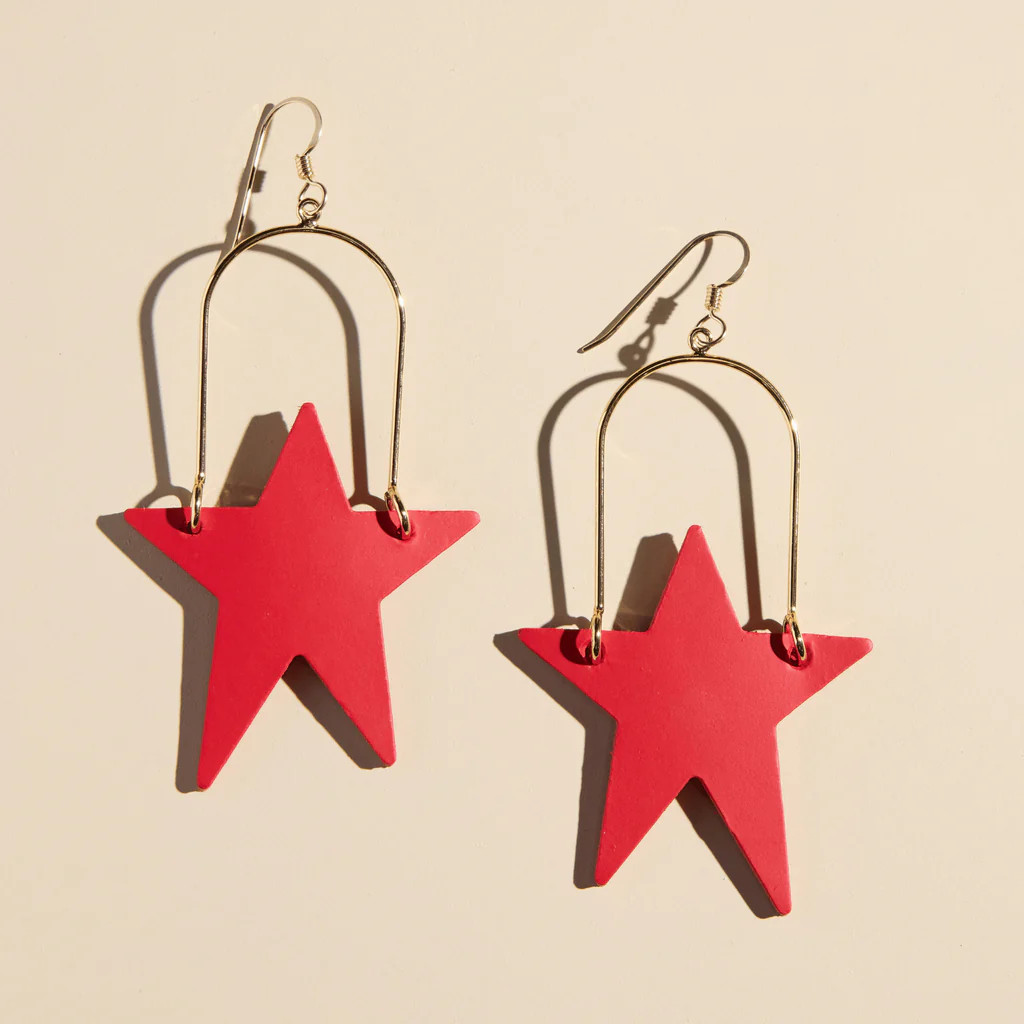 Crimson Superstars | Nickel and Suede