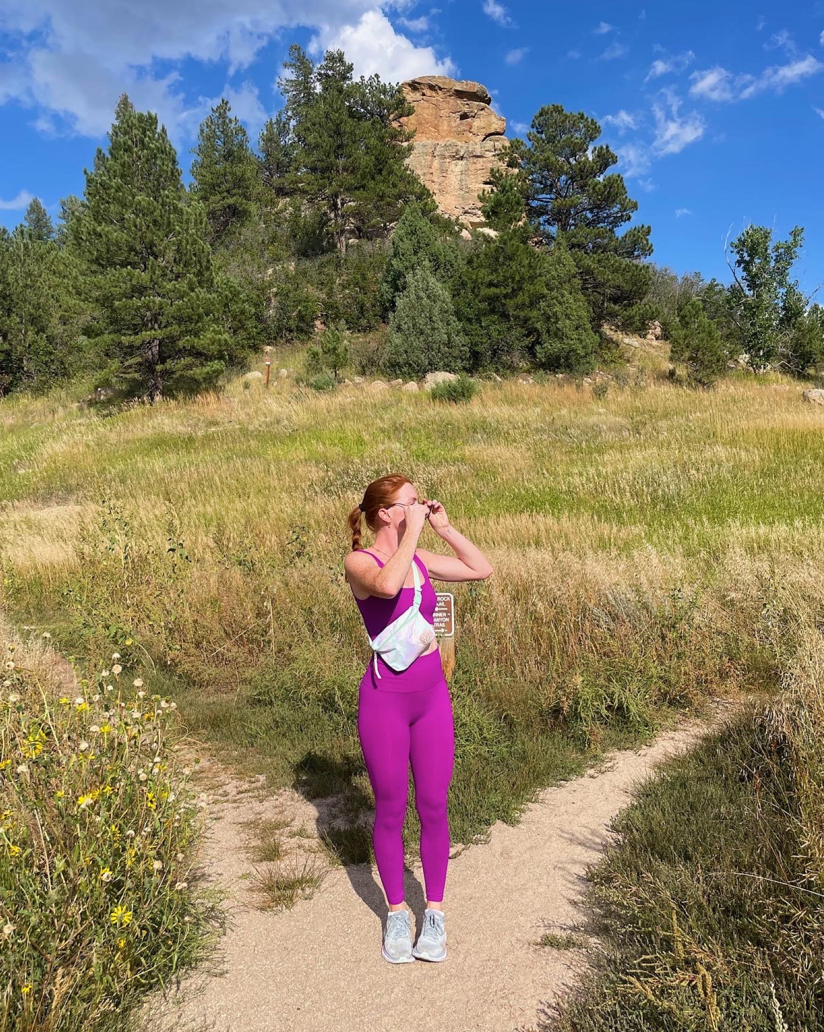 this belt bag is PERFECT for hiking! it fits sooo much. use code MEGBARNES20 for the similar one linked! 

#LTKSeasonal #LTKfitness
