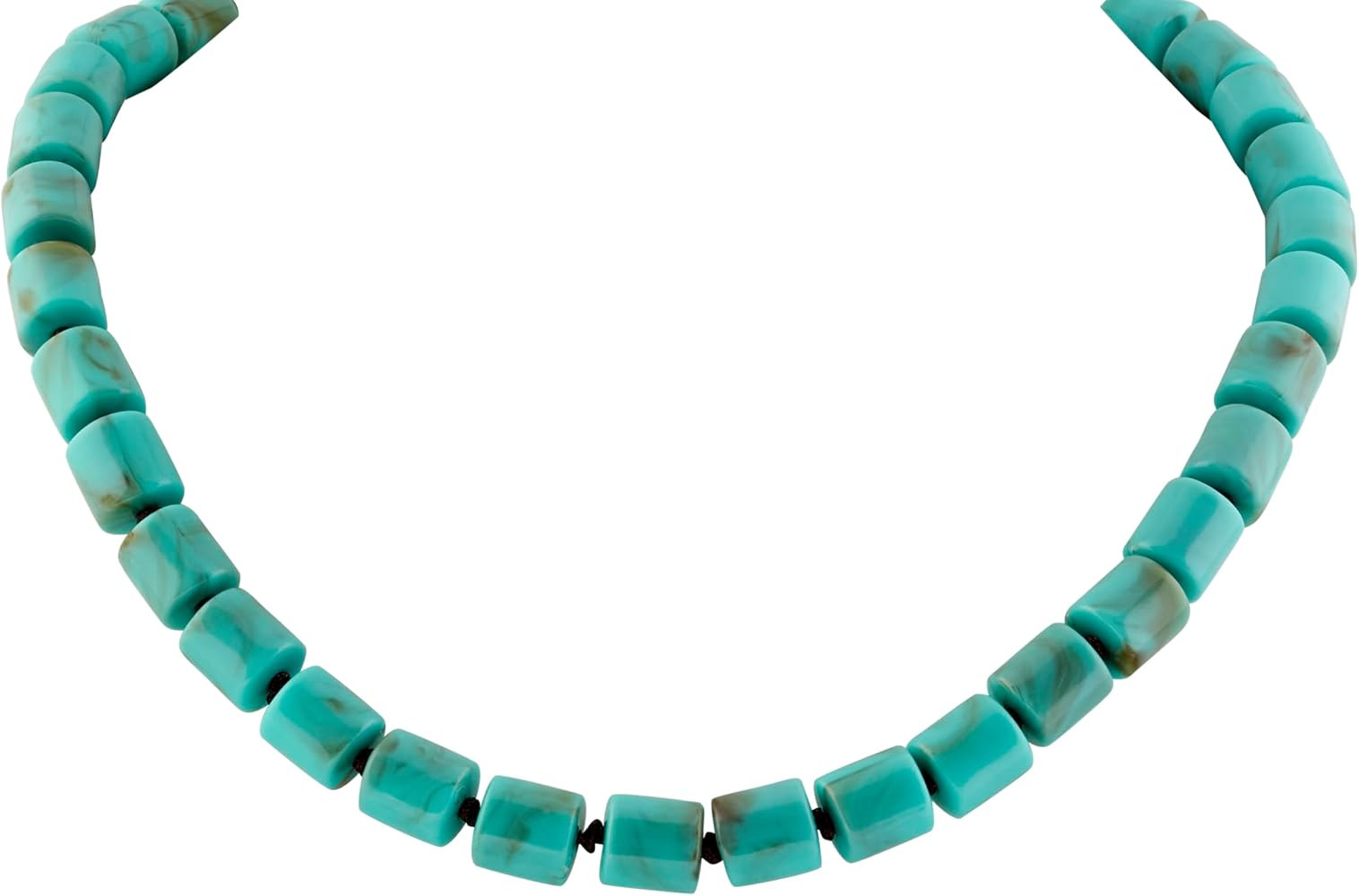 Turquoise Beads Necklace Choker, Irregular Beads, Bohemian Vintage Style, Personality Necklace, G... | Amazon (US)