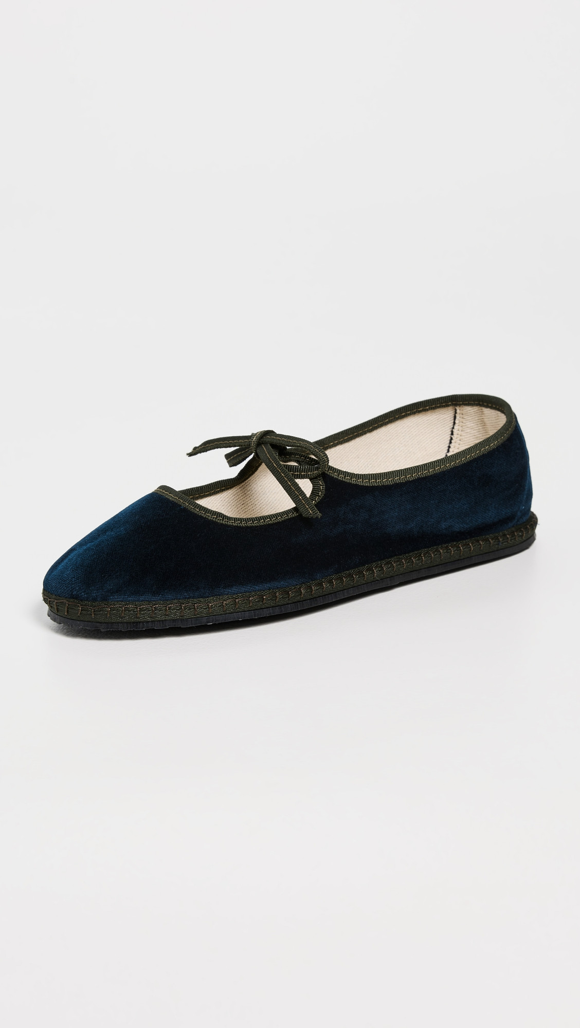 ViBi VENEZiA Brigitte Velvet Mary Jane Flats Zattere 40 | Shopbop