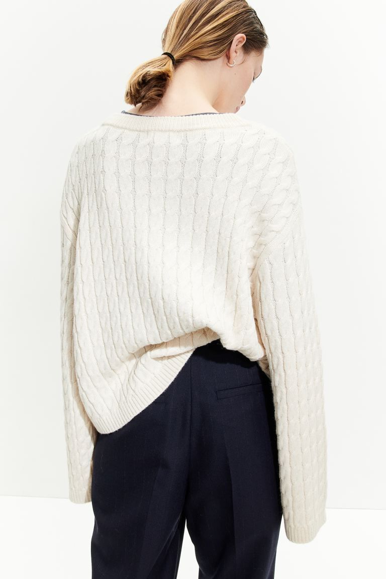 Cable-knit jumper | H&M (UK, MY, IN, SG, PH, TW, HK)