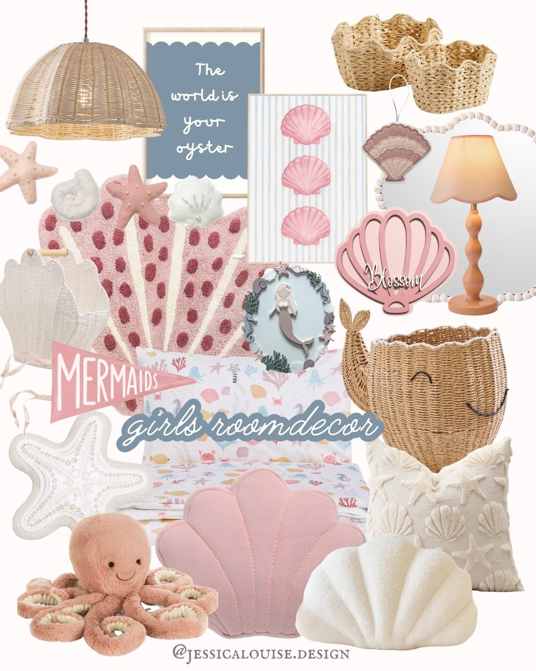 Girls bedroom decor 🧜‍♀️✨ Mermaid sea theme

#LTKhome #LTKkids #LTKfamily