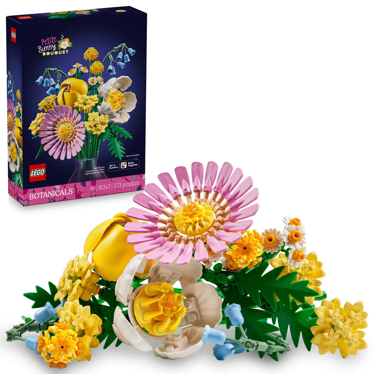 LEGO Botanicals Petite Sunny Bouquet Flower Building Set 10347 | Target