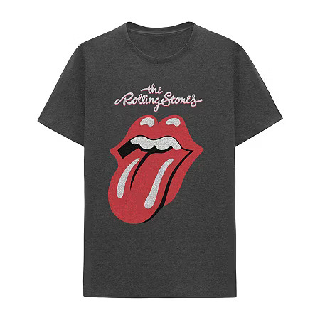 Mens Short Sleeve The Rolling Stones Graphic T-Shirt, Large, Gray | JCPenney