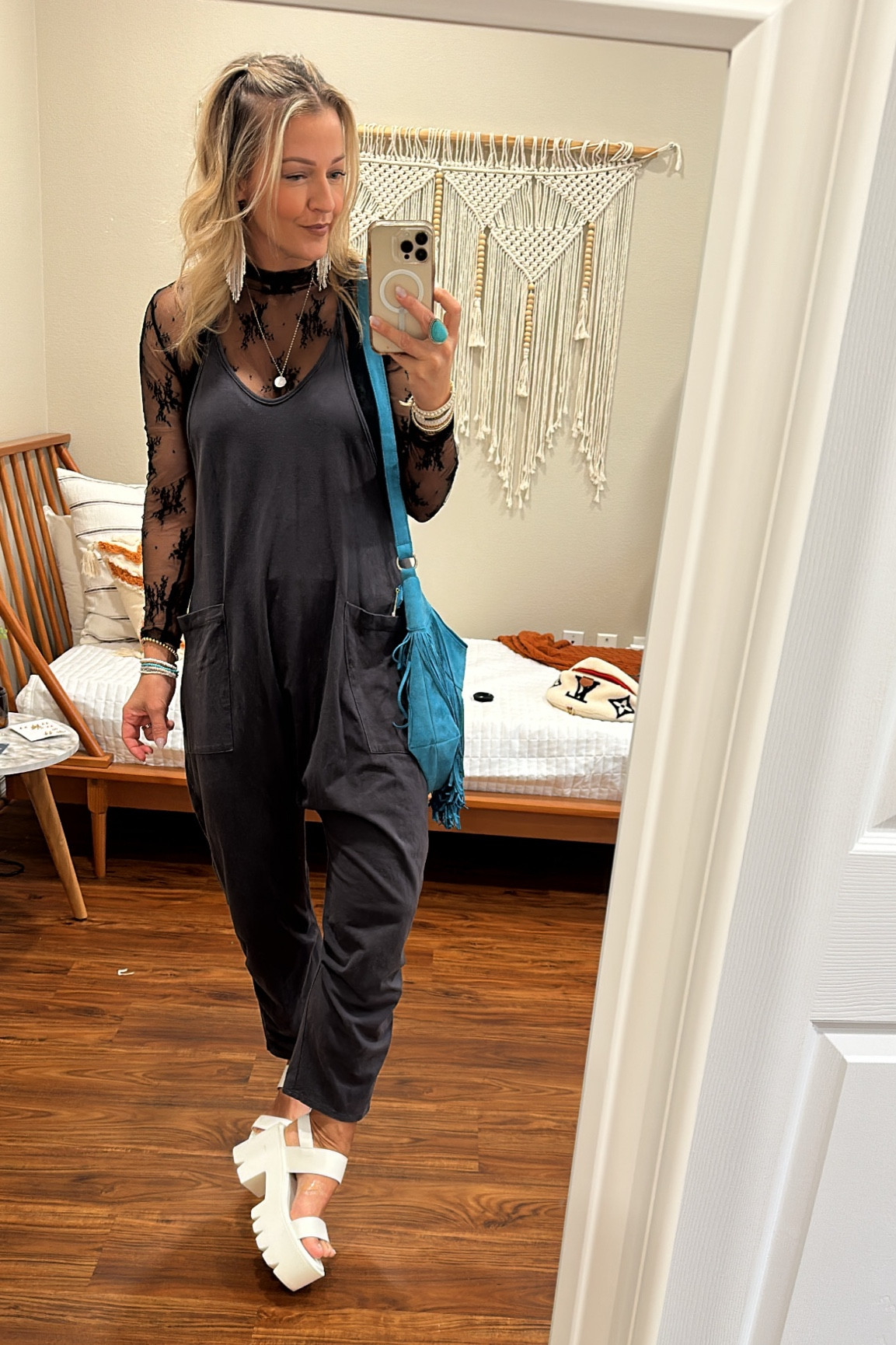 Onesie Medium
Sheer Top Small

#LTKfindsunder100 #LTKover40 #LTKfindsunder50