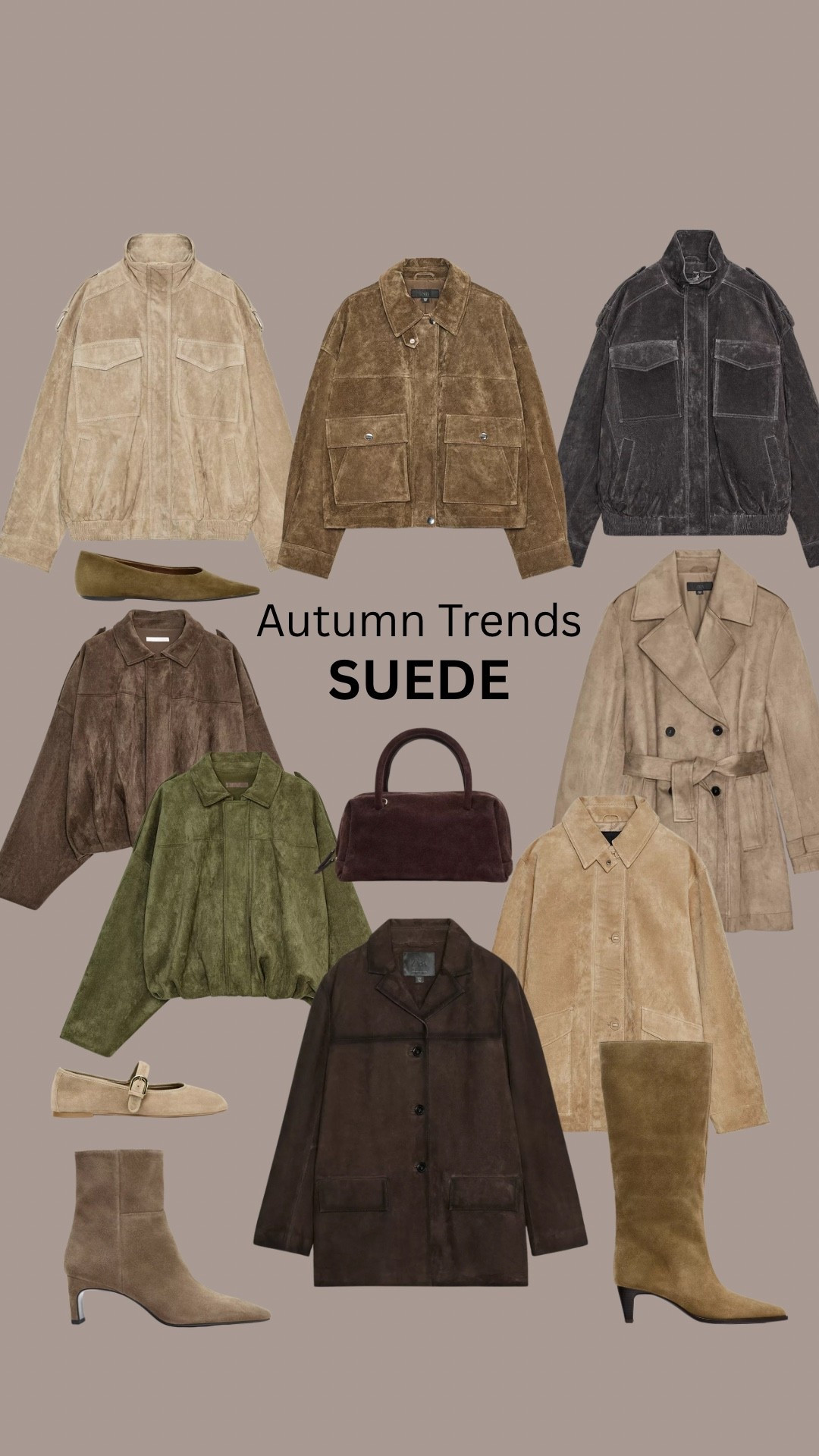 Autumn trends: SUEDE 🤎 

Suede jacket, suede blazer, suede bag, suede boots, khaki jacket, brown blazer, knee high boots 

#LTKuk #LTKstyletip #LTKautumn