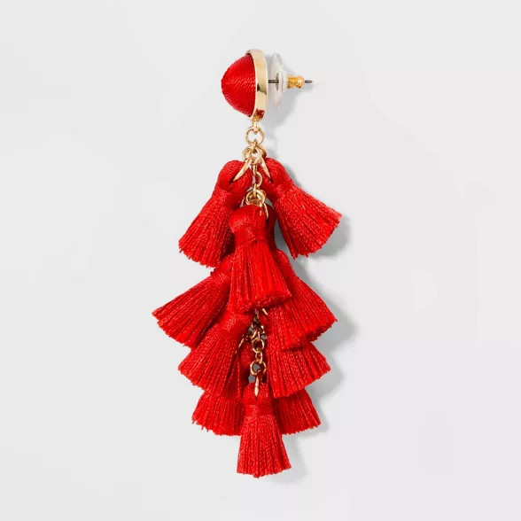 SUGARFIX by BaubleBar Multi-Tassel Drop Earrings | Target