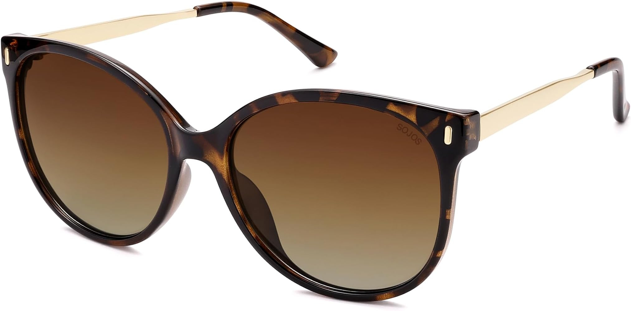 SOJOS Round Polarized Sunglasses for Women Men Oversized Trendy UV Protection Shades | Amazon (US)