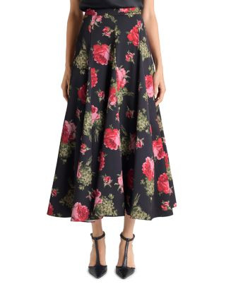 Cinq à Sept Hilda Baroque Roses Skirt | Bloomingdale's Cinq à Sept Skirts | Bloomingdale's (AU)