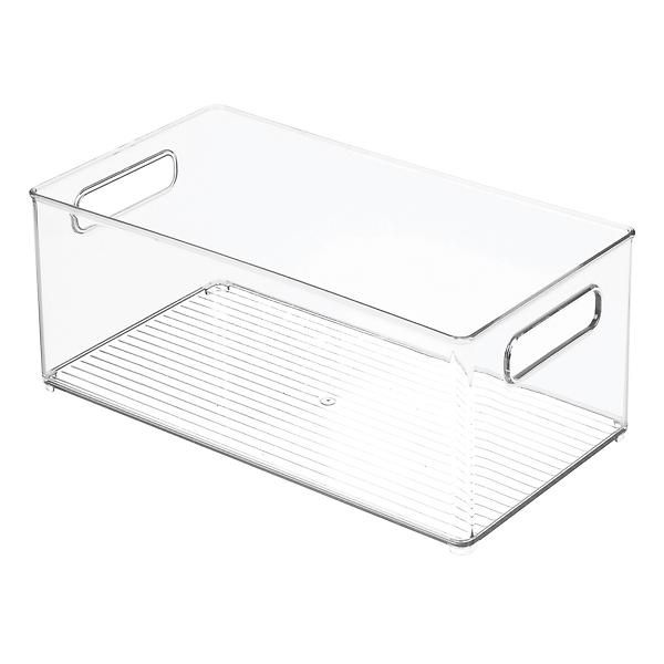 iDESIGN Medium Linus Pantry Bin Clear | The Container Store