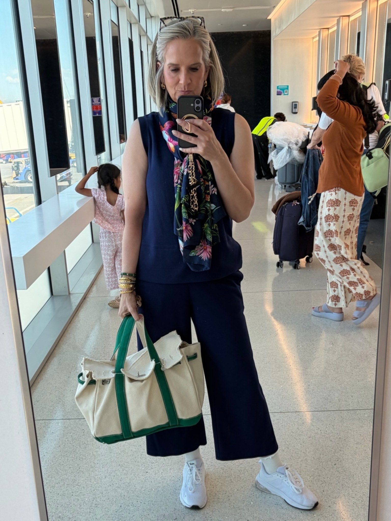 OOTD for travel today

Matching set, vacation, Amazon, silk scarf, sneakers, ruffle socks, readers, airport outfit, over 50

#LTKootd #LTKOver40 #LTKSaleAlert