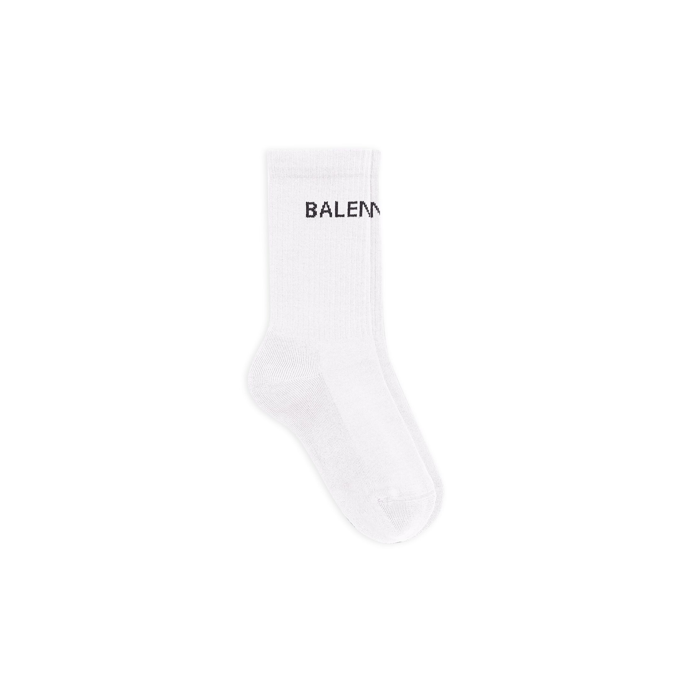 Women's Balenciaga Socks in White/black | Balenciaga