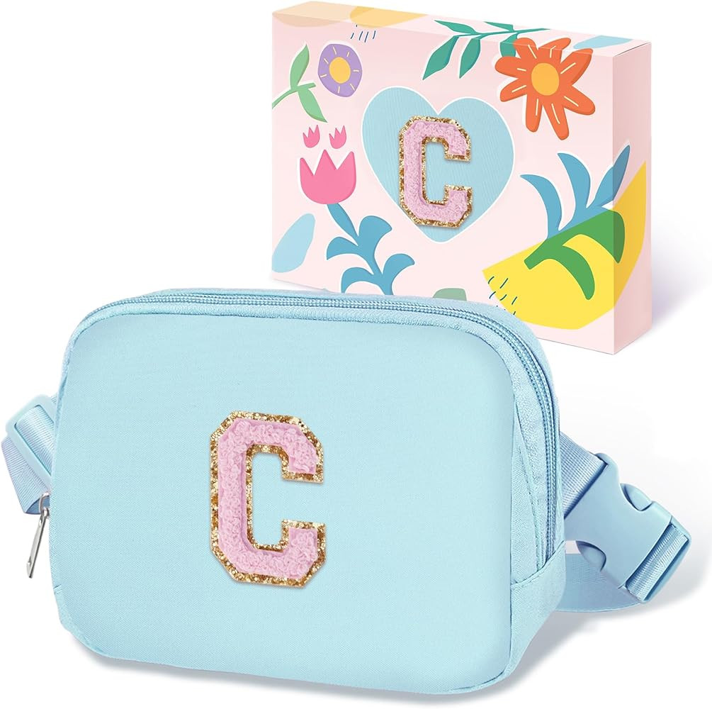 COSHAYSOO Valentines Birthday Initial Gifts for Teen Girls 5 6 7 8 9 10 11 12 13 14 Year Old Blue... | Amazon (US)