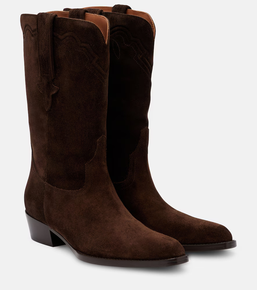 Paris Texas Hilda 35 suede cowboy boots | Mytheresa (UK)