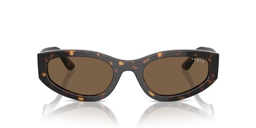Vogue Eyewear VO5585S Sunglasses, Dark Havana/Dark Brown, 54 mm | Amazon (US)