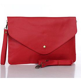 Women PU Casual Evening Bag Pink / Blue / Green / Yellow / Brown / Red / Black | Light in the Box
