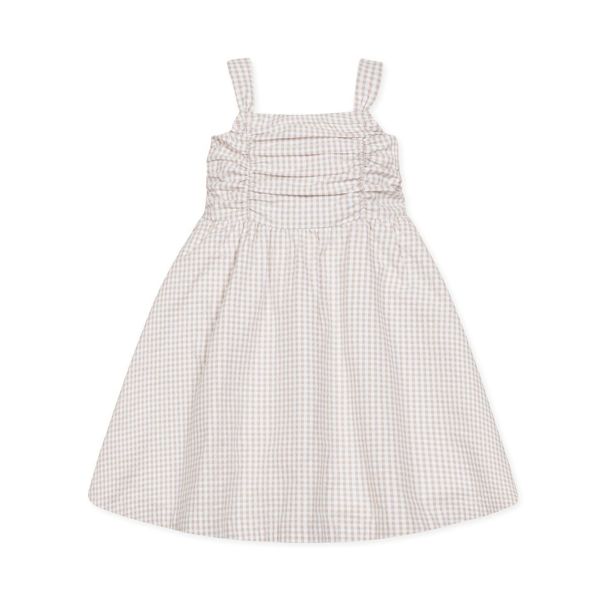 Hope & Henry Girls' Sleeveless Ruched Bodice Party Dress, Kids | Target