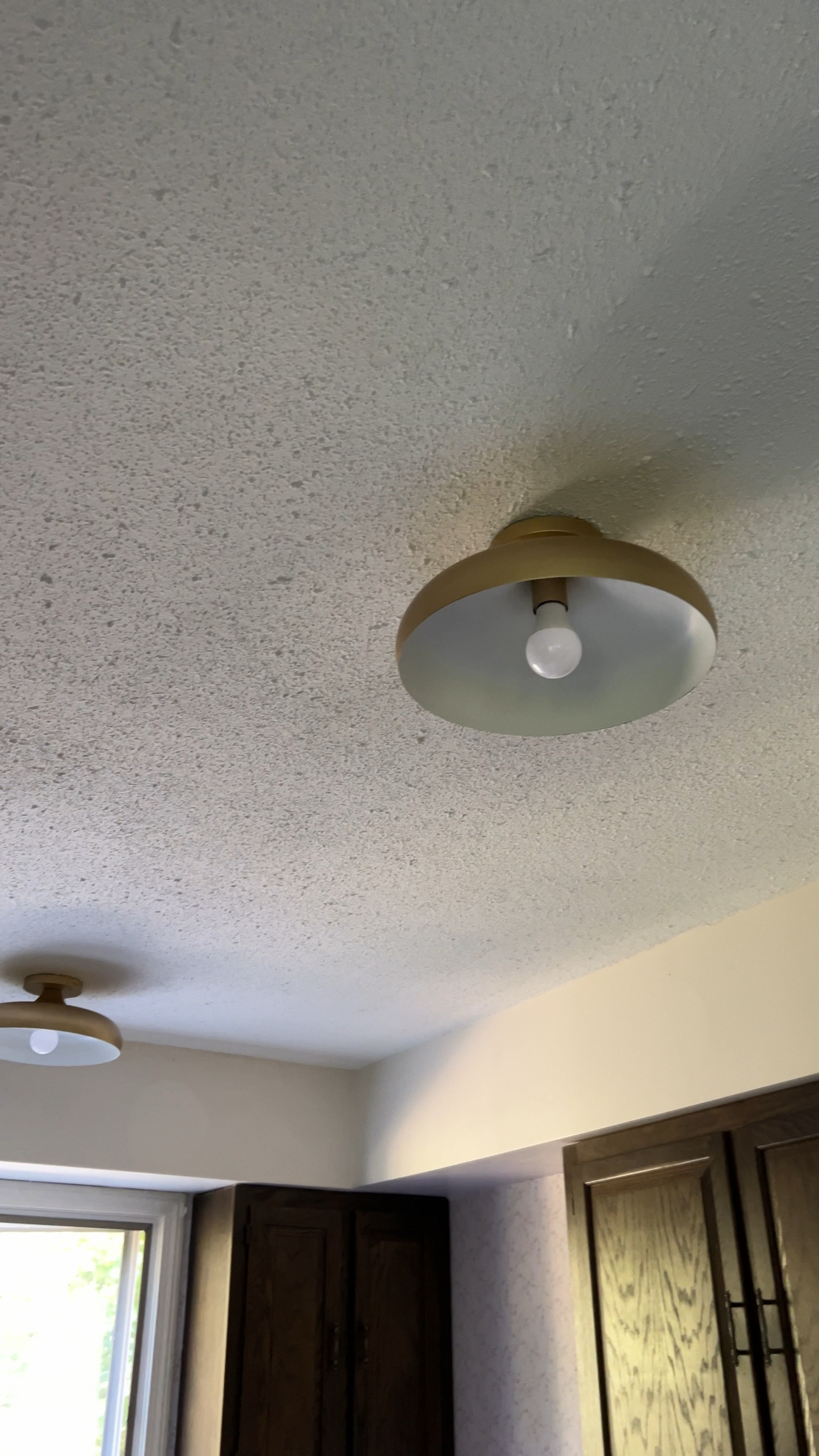 I needed a budget friendly brass flush mount light fixture and I found these at an amazing price! 

#LTKHome #LTKSaleAlert #LTKFindsUnder100