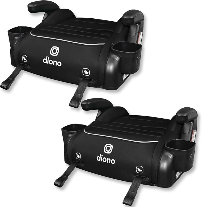 Diono Connect3 RXT Backless Booster, Pack of 2, Slim Fit 3-Across in Many Mid-Sized Sedans and SU... | Amazon (US)