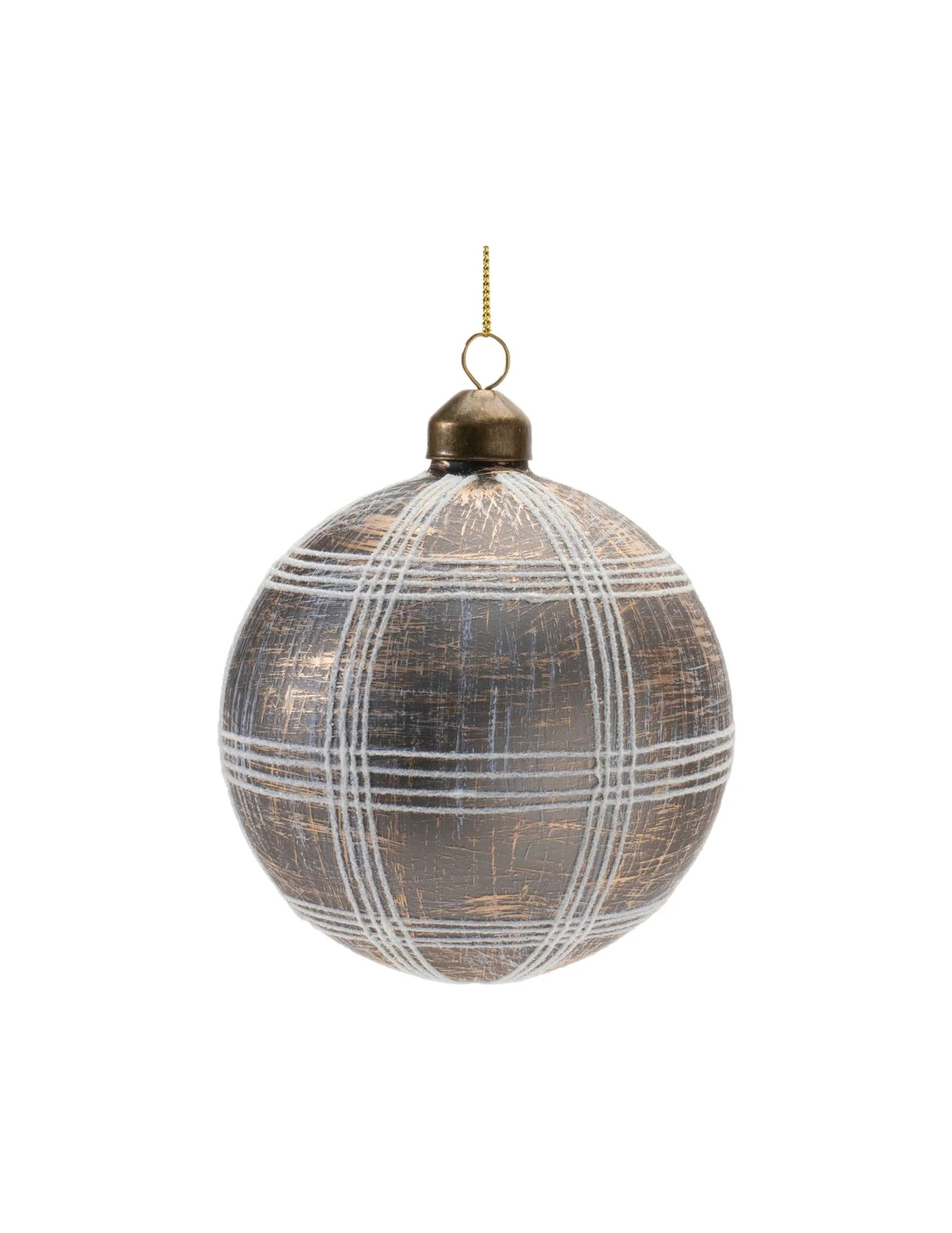 Silver Plaid Ornament | Gatehouse No.1