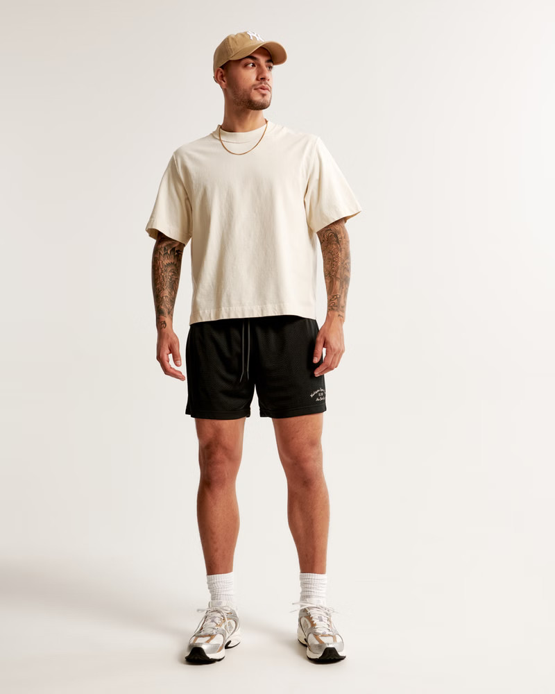 Retro Mesh Short | Abercrombie & Fitch (US)