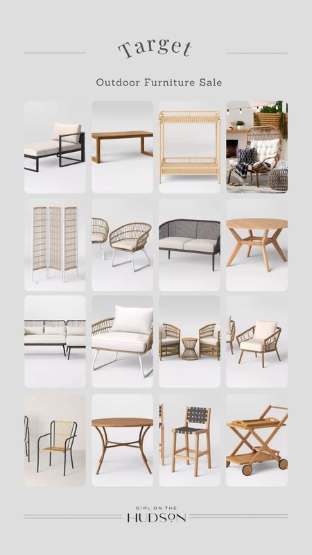 Target outdoor furniture sale! Love these outdoor pieces, perfect for spring and summer entertaining.

Rattan chairs, outdoor dining table, Target table, Target chairs, outdoor privacy screen, outdoor bar cart, outdoor sofa, outdoor Lou get 


#LTKhome #LTKSeasonal #LTKsalealert