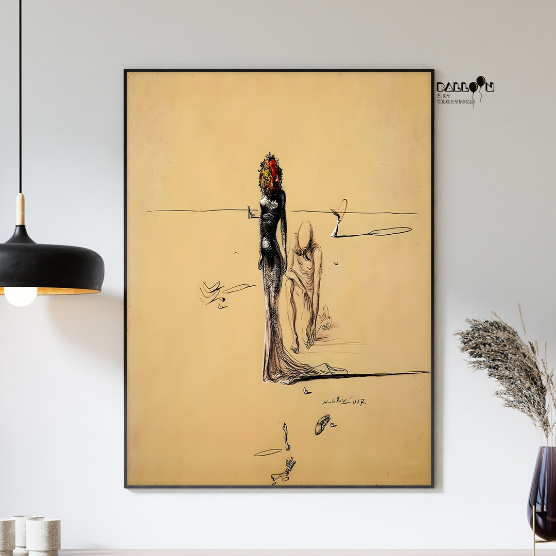 Salvador Dali, Woman With Flower Head, 1937, Salvador Dali Print, Surrealist Poster, Famous Paint... | Etsy (US)