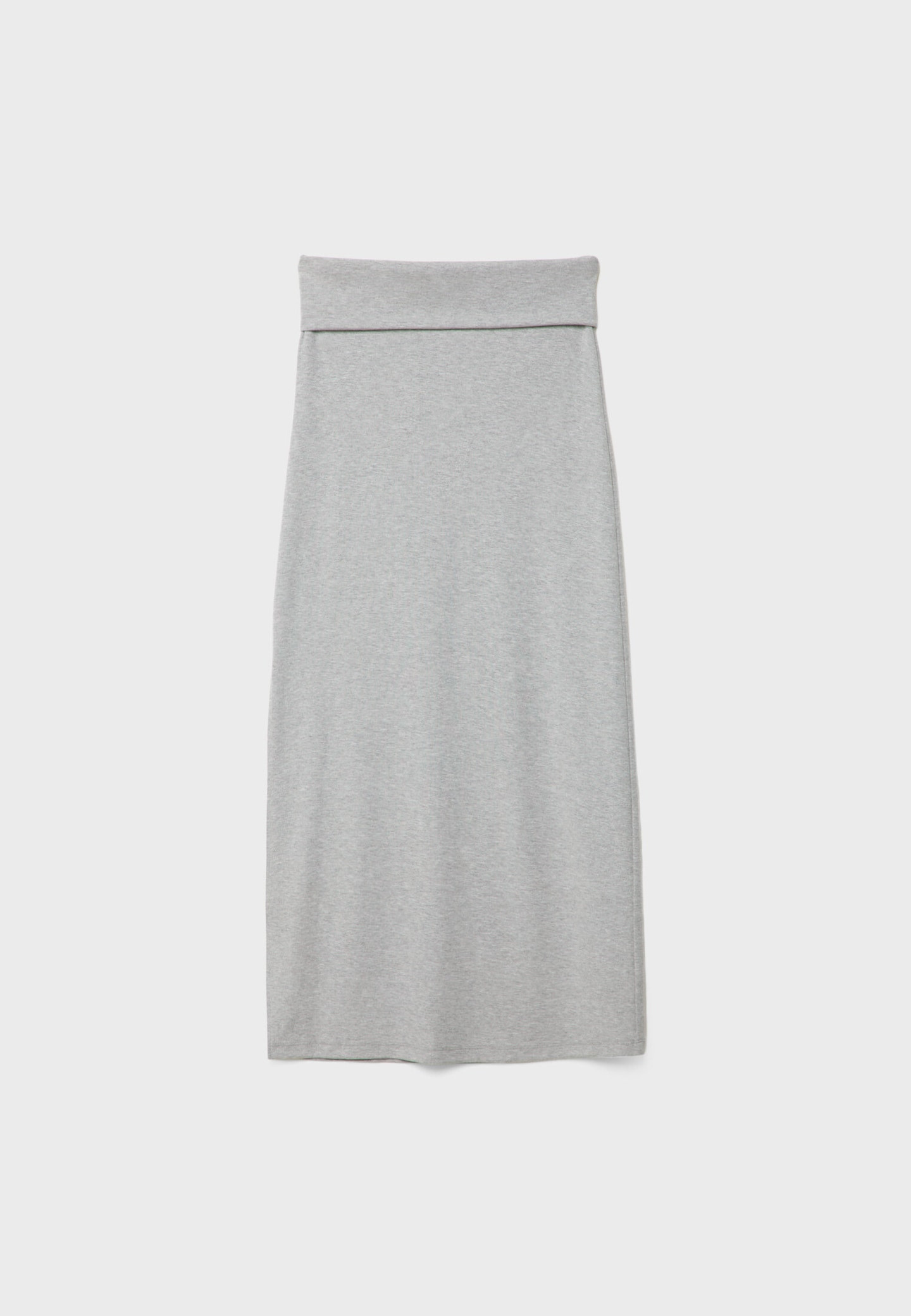 Long skirt with fold-over waist - Women's fashion | Stradivarius United Kingdom | Stradivarius (UK)
