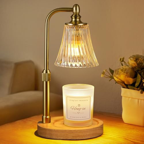 Candle Warmer Lamp with Timer Dimmable,Birthday Gifts for Women Mom Sister,Adjustable Height Wax Melt Warmer for Jar Candles,House Warming Gifts New Home,Ideal for Office,Dorm,Bedroom Home Decor | Amazon (US)