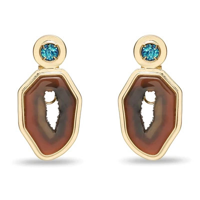 COYOTE TWILIGHT AGATE STATEMENT EARRING | LELE SADOUGHI