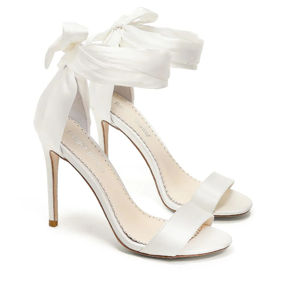 Wedding Shoes with Ankle Ribbon | Bella Belle Shoes